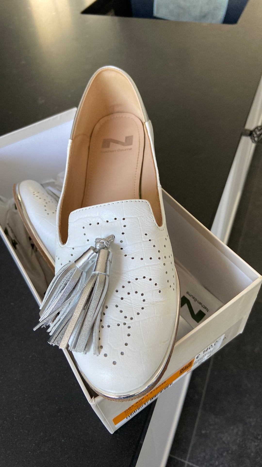 Witte loafers maat 37, Ophalen of Verzenden, Zo goed als nieuw