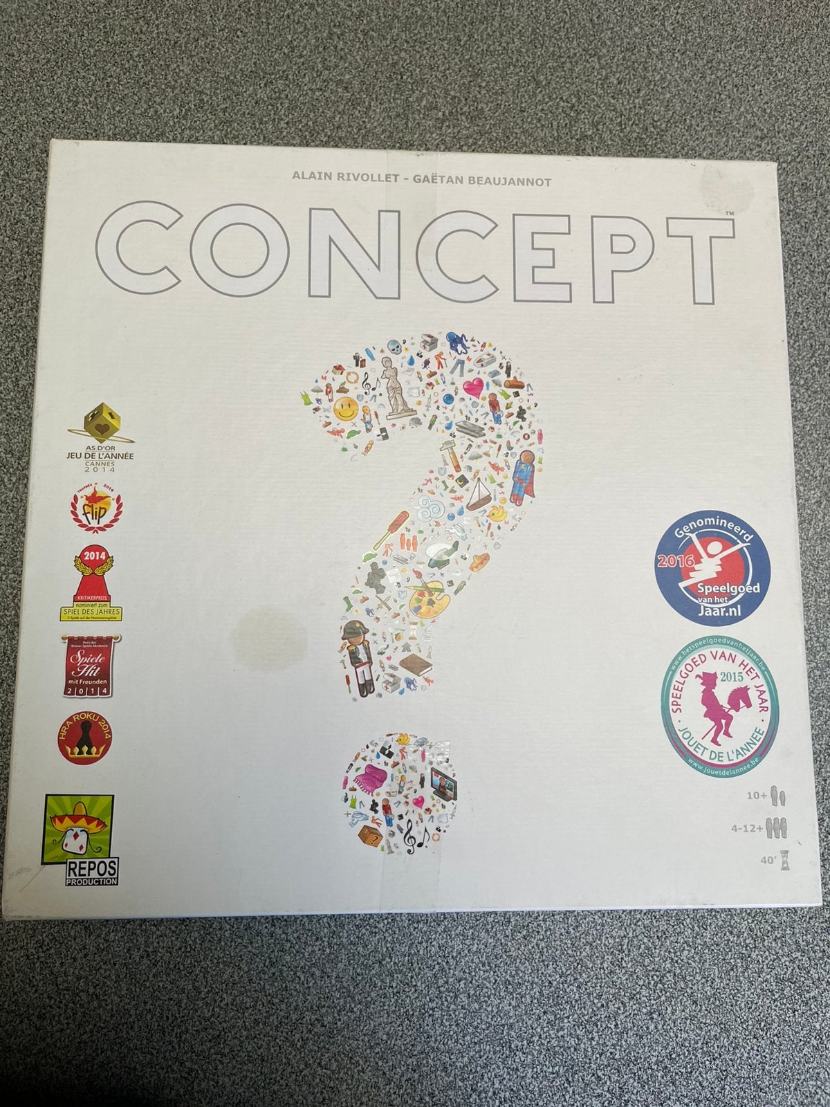 Gezelschapsspel concept, Hobby en Vrije tijd, Ophalen, Zo goed als nieuw
