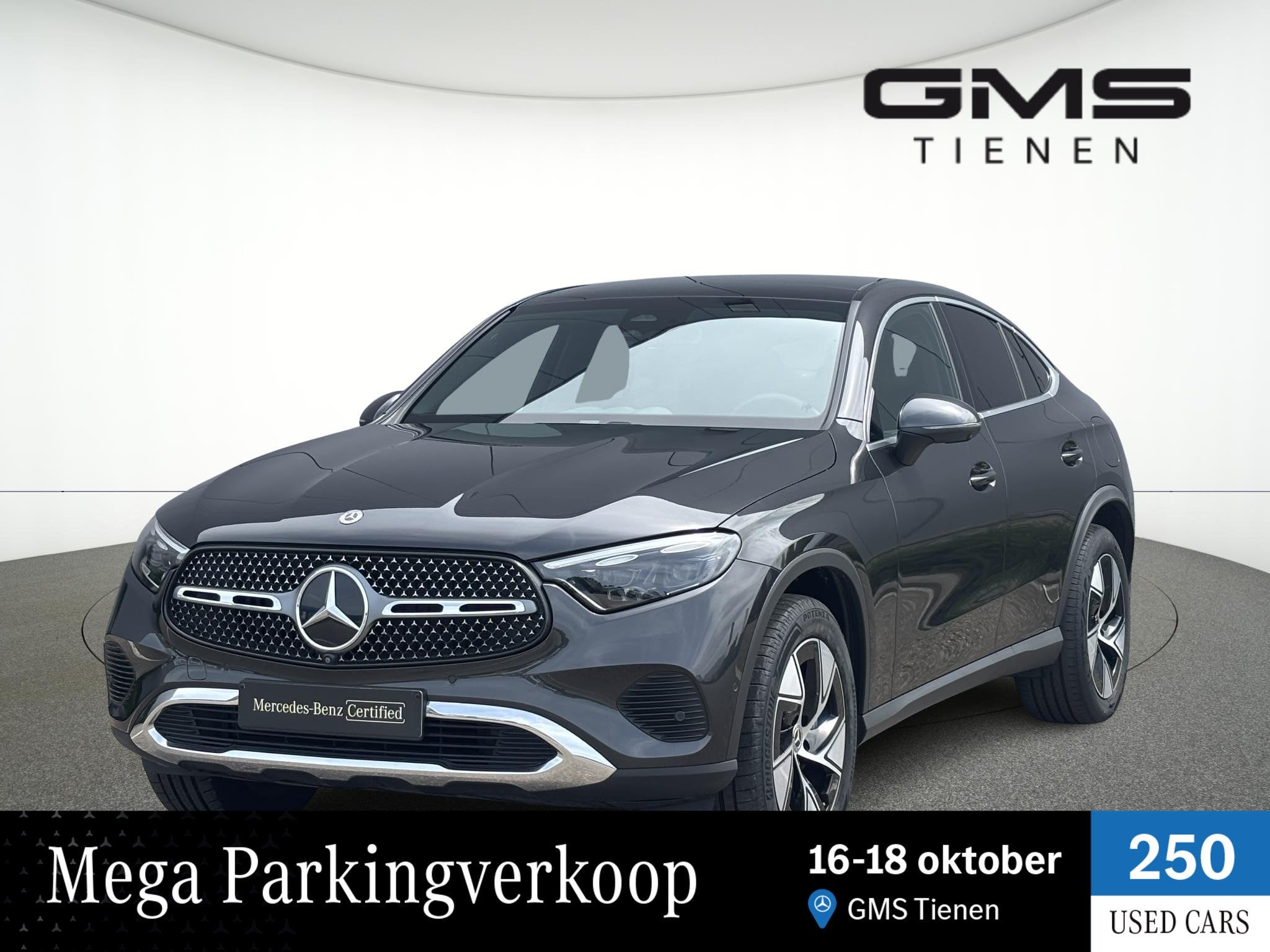 Mercedes-Benz GLC Coupé GLC 300 de 4MATIC Business Line, Autos, Argent ou Gris, Entreprise, 2000 kg, Hybride rechargeable