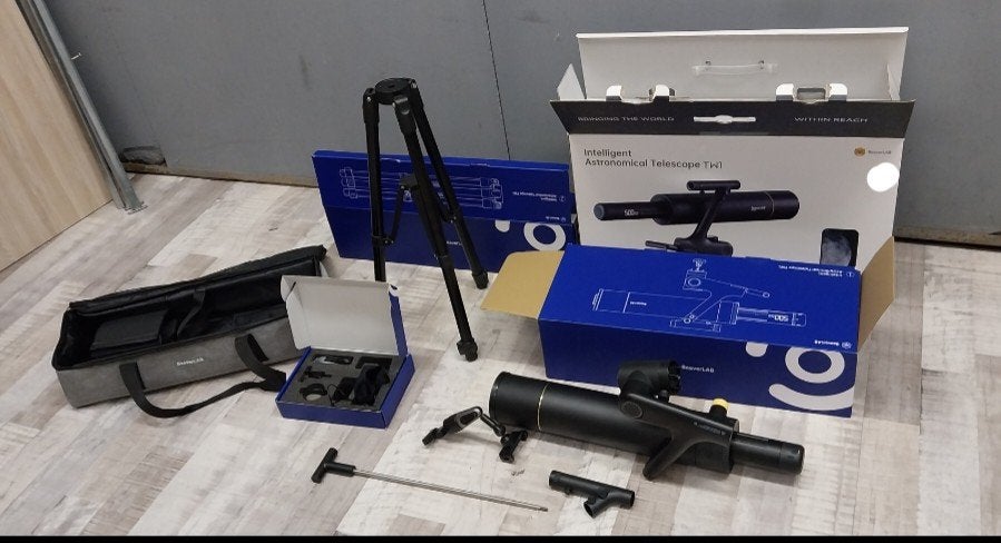 télescope numérique intelligent BeaverLab TW1 pro + sac, Enlèvement ou Envoi, Reconditionné, 200 mm ou plus, Avec trépied