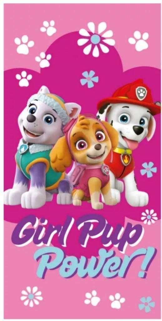 Paw Patrol Badlaken / Strandlaken - Girl Pup Power - Katoen, Kinderen en Baby's, Kinderkleding | Kinder-zwemkleding, Meisje, One size