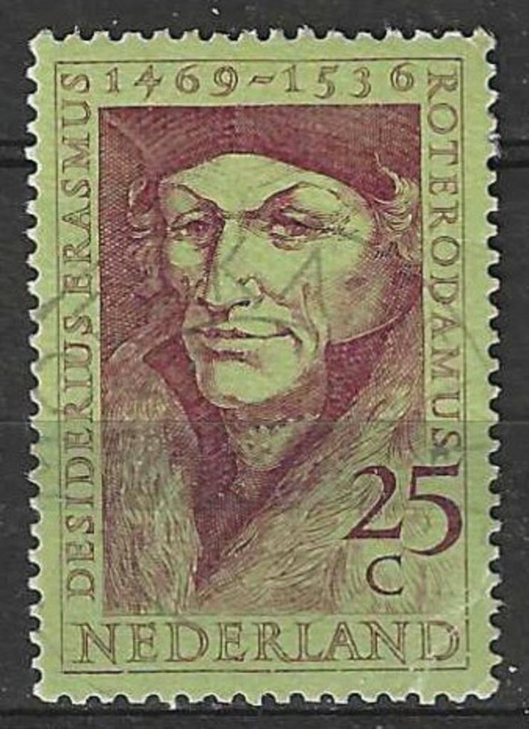 Nederland 1969 - Yvert 899 - Desiderius Erasmus (ST), Postzegels en Munten, Postzegels | Nederland, Gestempeld, Verzenden