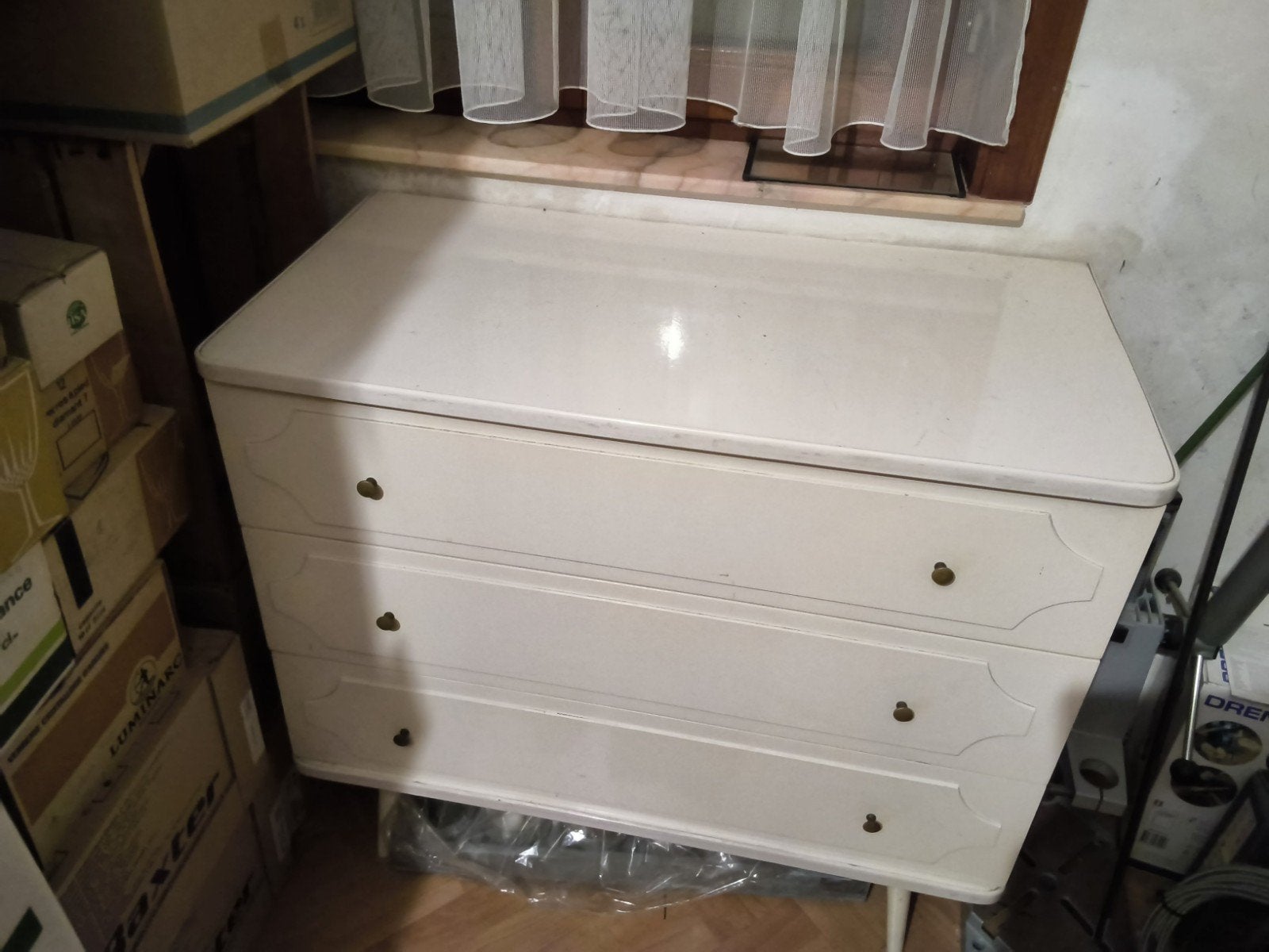 kinderbedje en commode, Kinderen en Baby's, Ophalen, Zo goed als nieuw, Commode