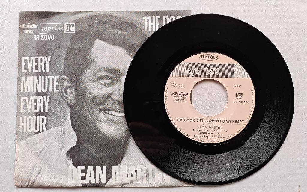 DEAN MARTIN - The door is still open to my heart (45tà, Enlèvement ou Envoi, Single, Comme neuf, Pop