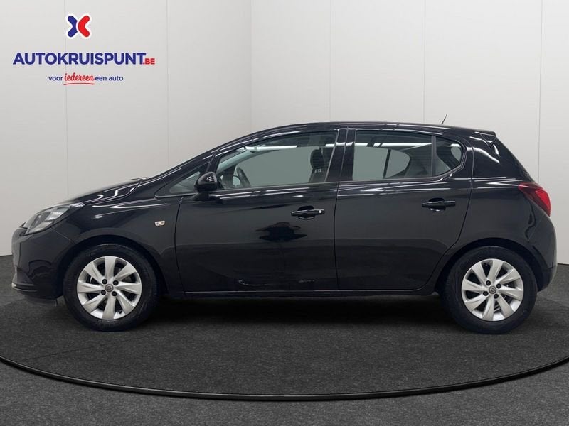 Opel Corsa 1.2 Enjoy GPS Airco Apple Carplay Android Auto, Autos, Achat, Euro 6, Boîte manuelle, Noir
