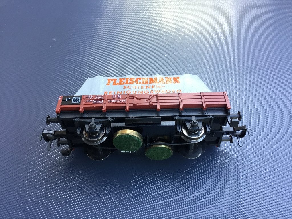 Voiture de nettoyage sur chenilles Fleischmann HO 5569 DB, Hobby & Loisirs créatifs, Enlèvement ou Envoi, Fleischmann, Wagon, Comme neuf