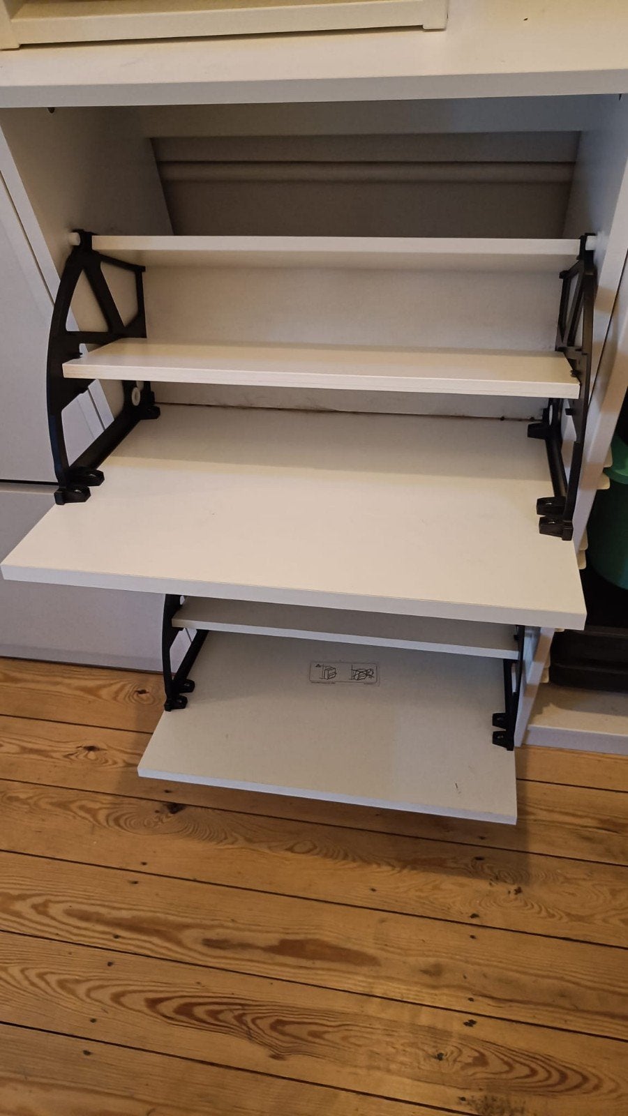 2x IKEA BISSA Schoenenkast -1x met 2 vakken, 1x met 3 vakken, Ophalen, Gebruikt