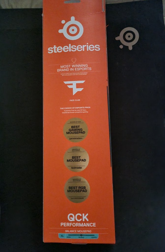 Steelseries QCK performance XL muismat, Computers en Software, Ophalen of Verzenden, Gaming muismat, Zo goed als nieuw, Steelseries