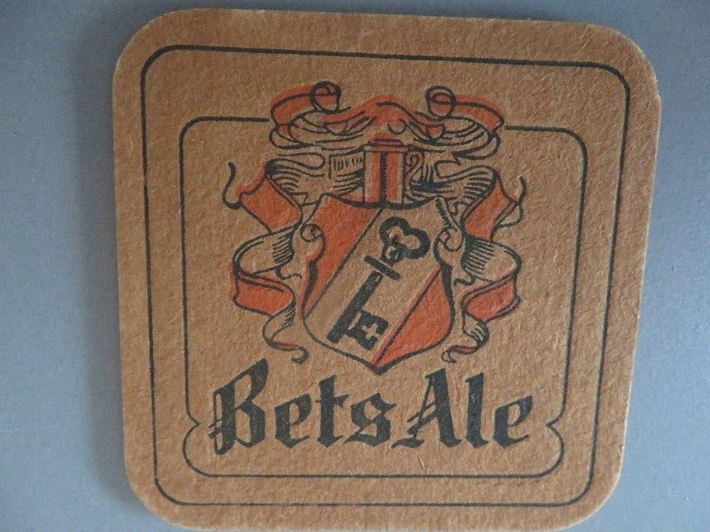 bierviltje Bets Ale brouwerij de sleutel Betekom, Verzamelen, Ophalen of Verzenden, Zo goed als nieuw, Viltje(s), Overige merken