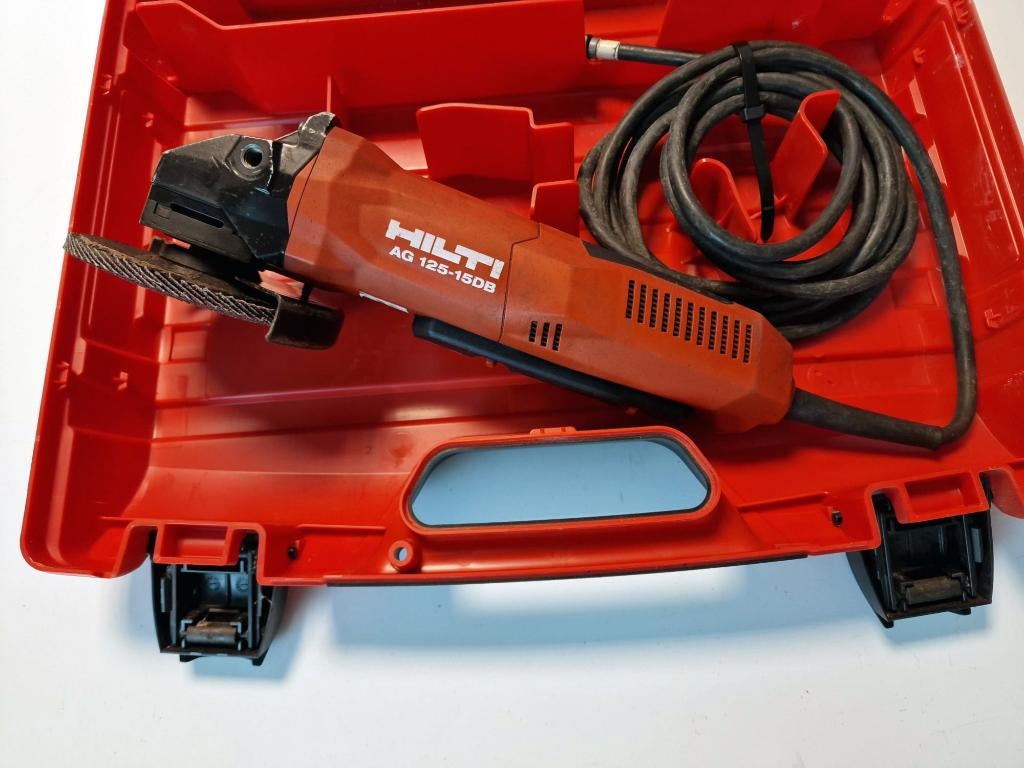 Betonslijper, haakseslijper HILTI AG 125-15DB, Enlèvement ou Envoi, Utilisé, Meuleuse d'angle