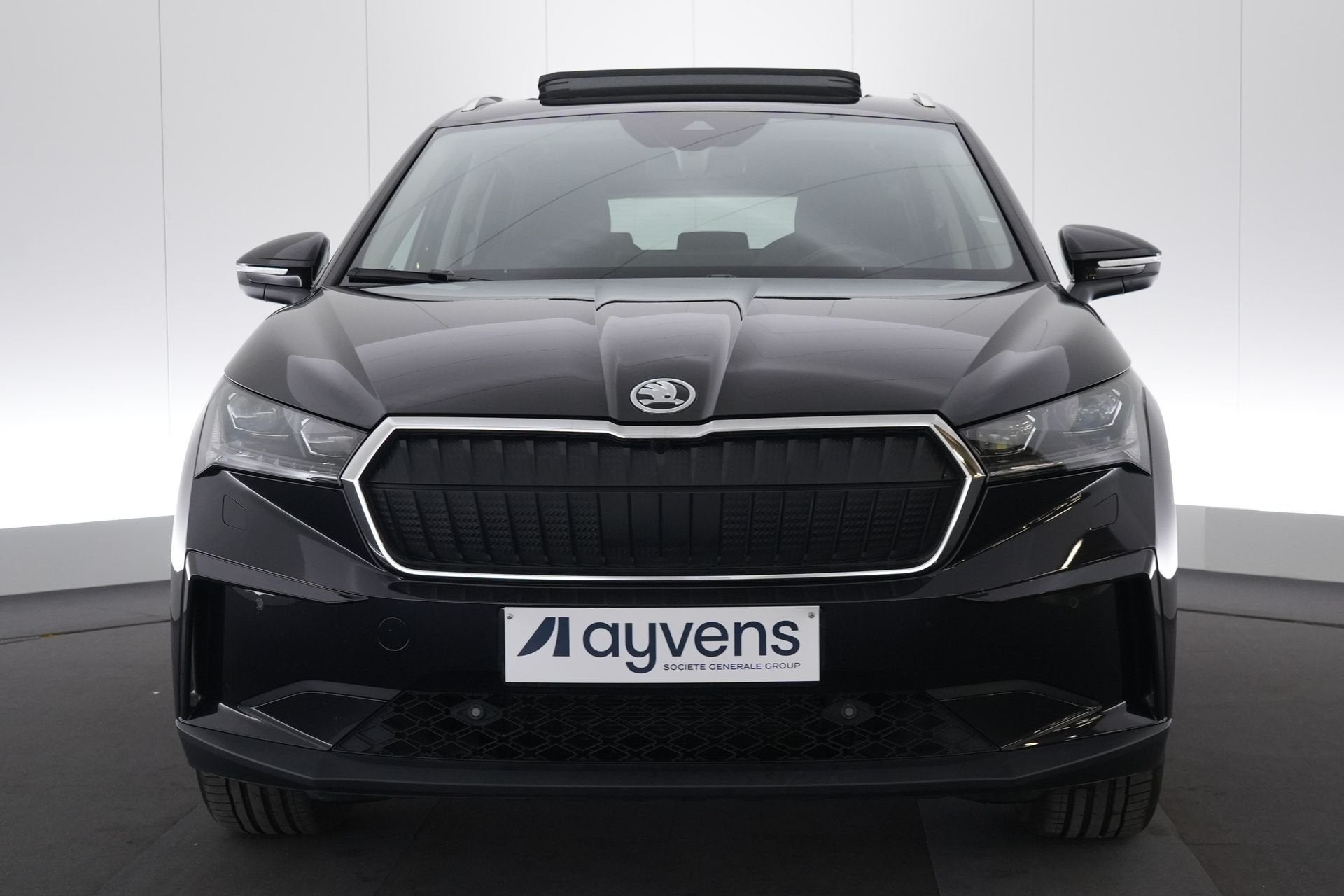 (2CRQ216) SKODA ENYAQ, Auto's, Skoda, Zwart, Leder, 5 zetels, 5 deurs