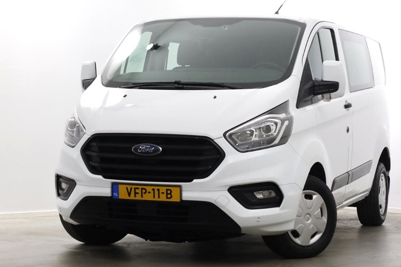 Ford Transit Custom 300 2.0 TDCI L1H1 Trend D.C. Airco/Cruis, Wit, Bedrijf, Ford, Onderhoudsboekje