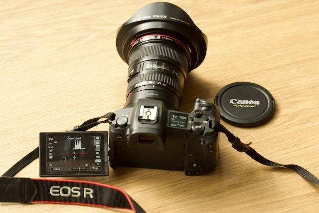 canon EOS R + EF 17-40mm F4 L pro lens, Spiegelreflex, Canon, Zo goed als nieuw, Minder dan 4 keer