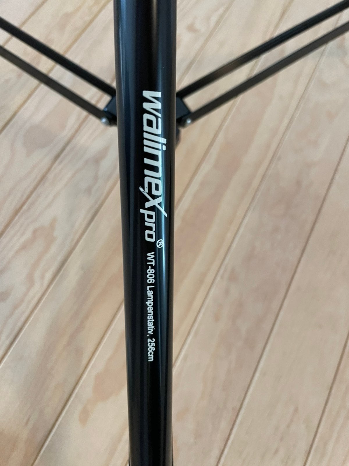 Pied d’éclairage photo Walimex Pro WT-806 – 256 cm, Enlèvement ou Envoi, Comme neuf, 175 cm ou plus, Trépied