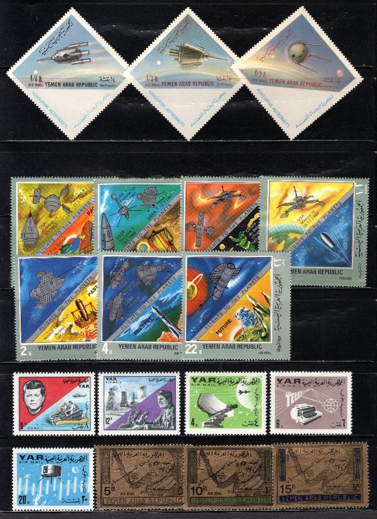 YEMEN Y.A.R. Lot zegels MH/MNH, Postzegels en Munten, Verzenden, Postfris