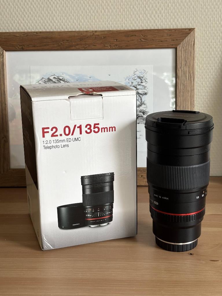 Samyang 135mm F/2.0 Fuji X --- NIEUWSTAAT, Audio, Tv en Foto, Foto | Lenzen en Objectieven, Ophalen, Zo goed als nieuw, Telelens