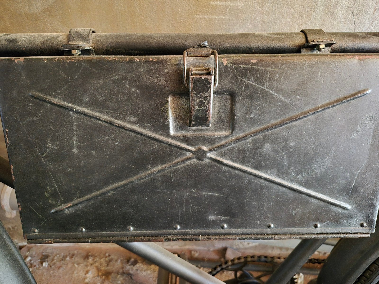 Originele Teuppenfahrrad kist Duits, Verzamelen, Ophalen of Verzenden