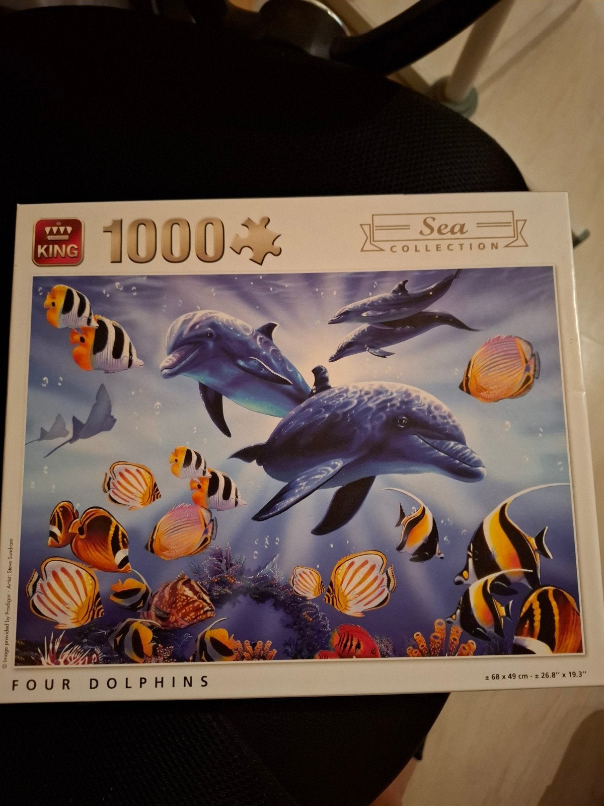 Puzzels 1000stukjes, Ophalen, 500 t/m 1500 stukjes, Zo goed als nieuw, Legpuzzel