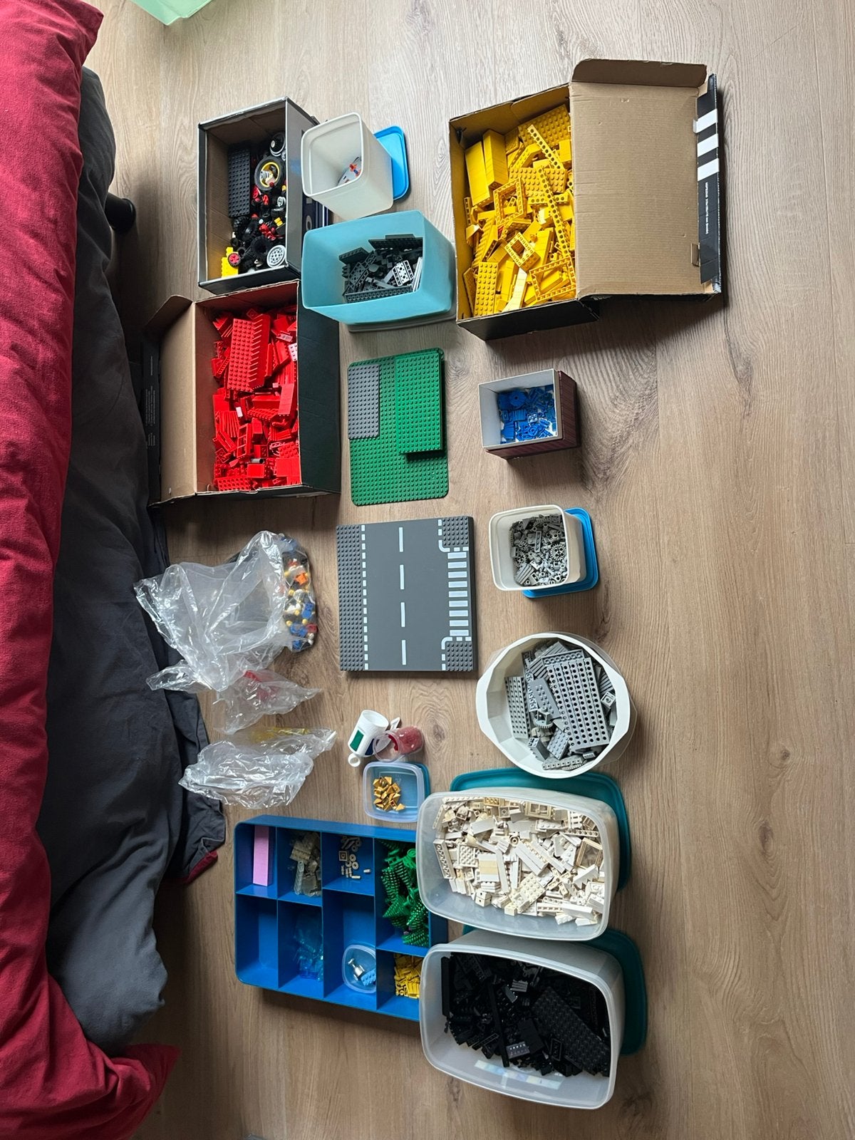 Lego- blokken, mini-figs 15~25 , boompjes…, Kinderen en Baby's, Speelgoed | Duplo en Lego, Ophalen, Gebruikt, Lego