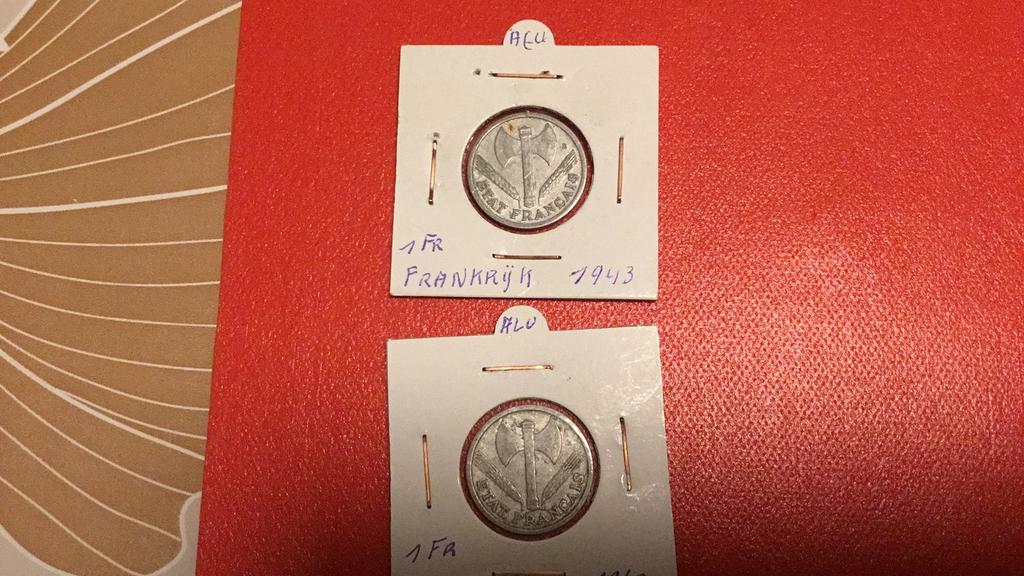 Monnaies françaises, Timbres & Monnaies, Enlèvement ou Envoi