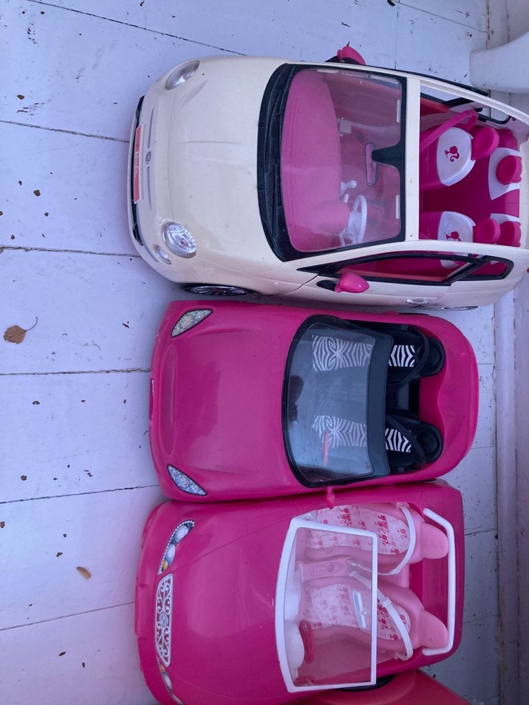 Barbies- auto's, Kinderen en Baby's, Ophalen of Verzenden, Gebruikt, Barbie