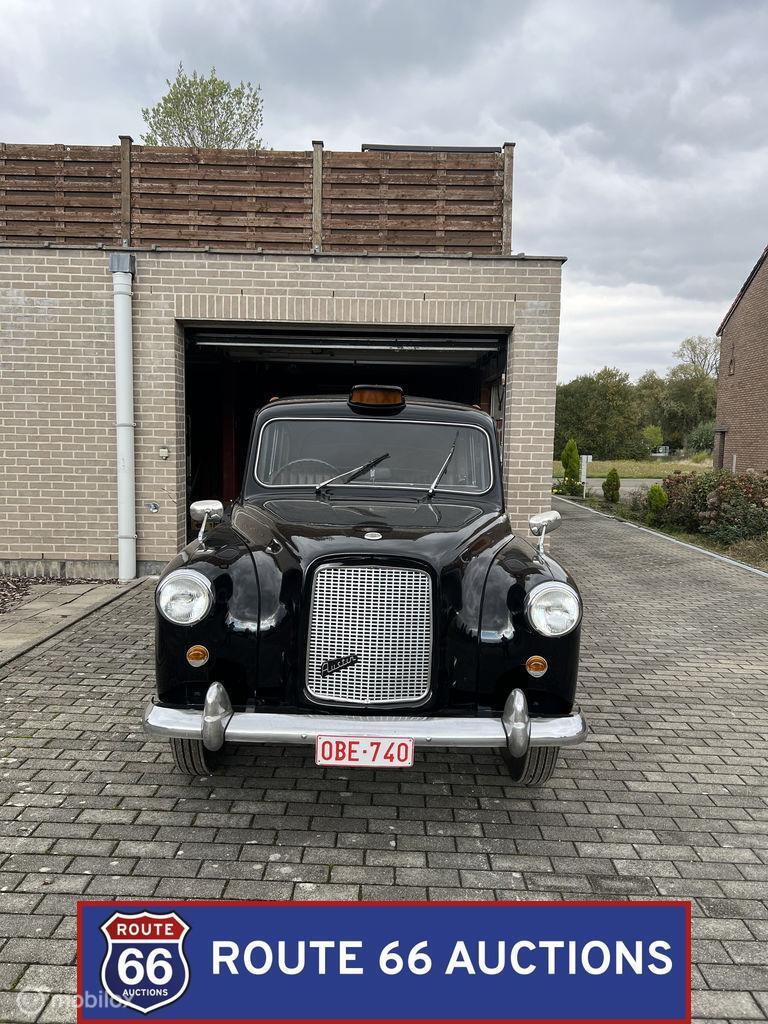 Austin F4 Taxi | 1952 | Route 66 Auctions, Auto's, Oldtimers, Austin, Zwart, Bedrijf, Handgeschakeld