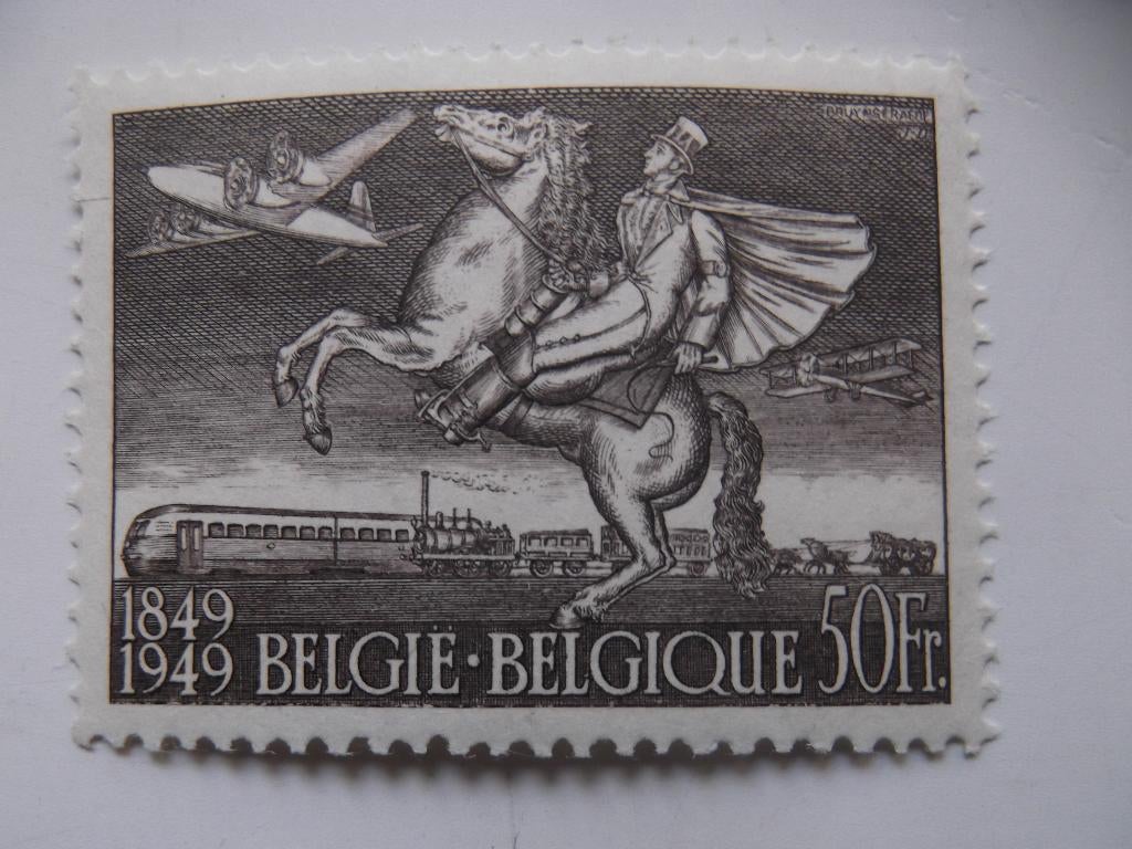 PA24 - 810A Eeuwfeest 1849-1949 Centenaire, Postzegels en Munten, Ophalen of Verzenden, Postfris, Orginele gom