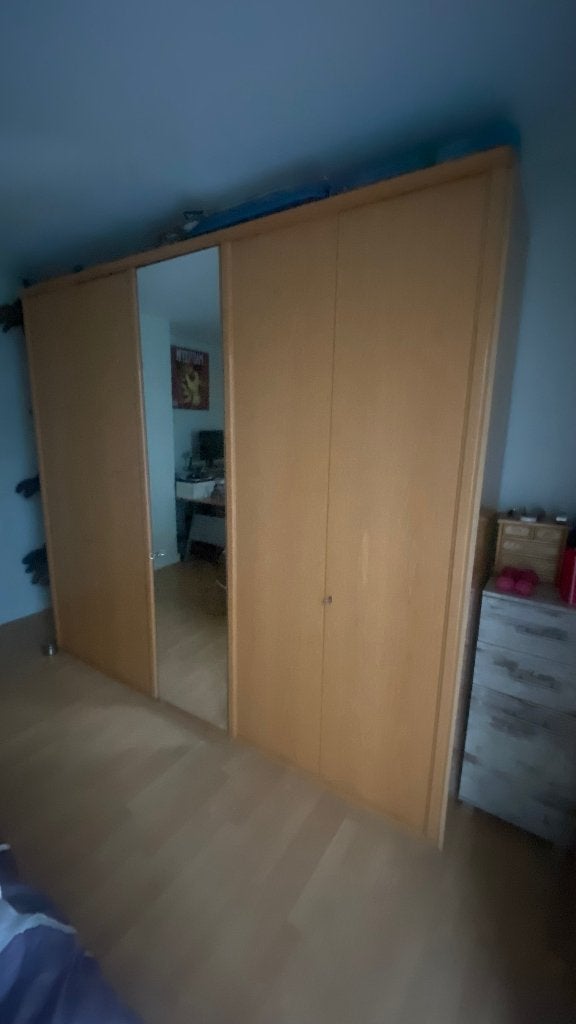Kleerkast, Huis en Inrichting, Kasten | Kleerkasten, Ophalen, Gebruikt, 200 cm of meer, 200 cm of meer
