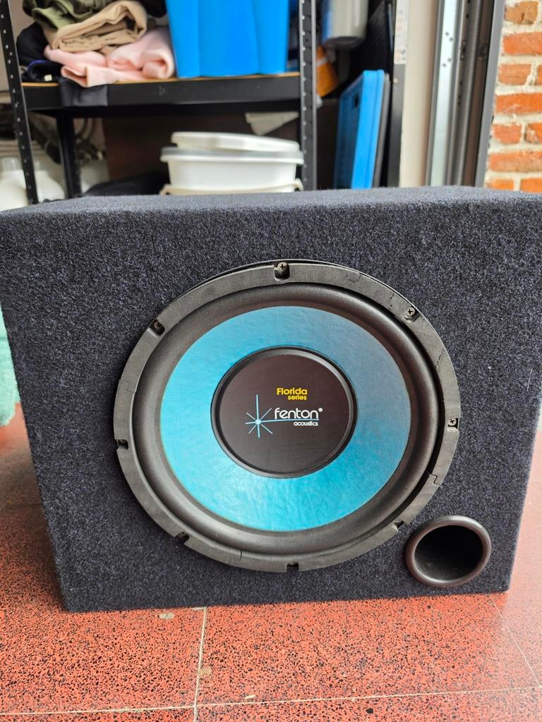 Subwoofer met versterker, Auto diversen, Autospeakers, Ophalen