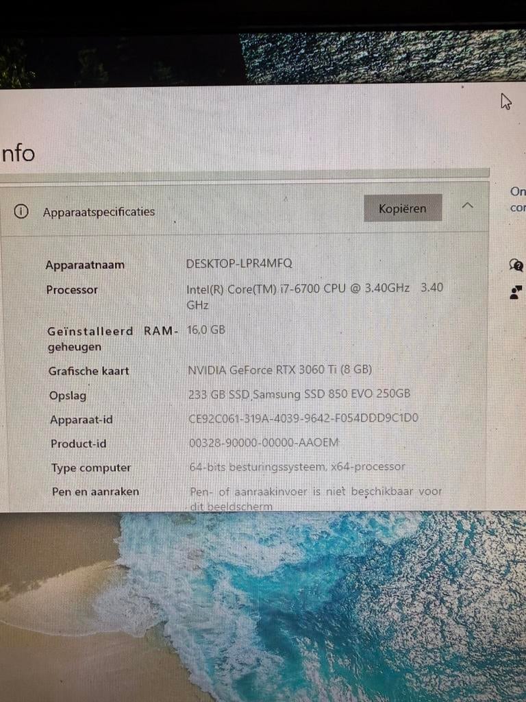 Gaming PC – RTX 3060 Ti – i7 – 16GB RAM – Snelle SSD, 4 Ghz ou plus, Enlèvement, Utilisé, Gaming