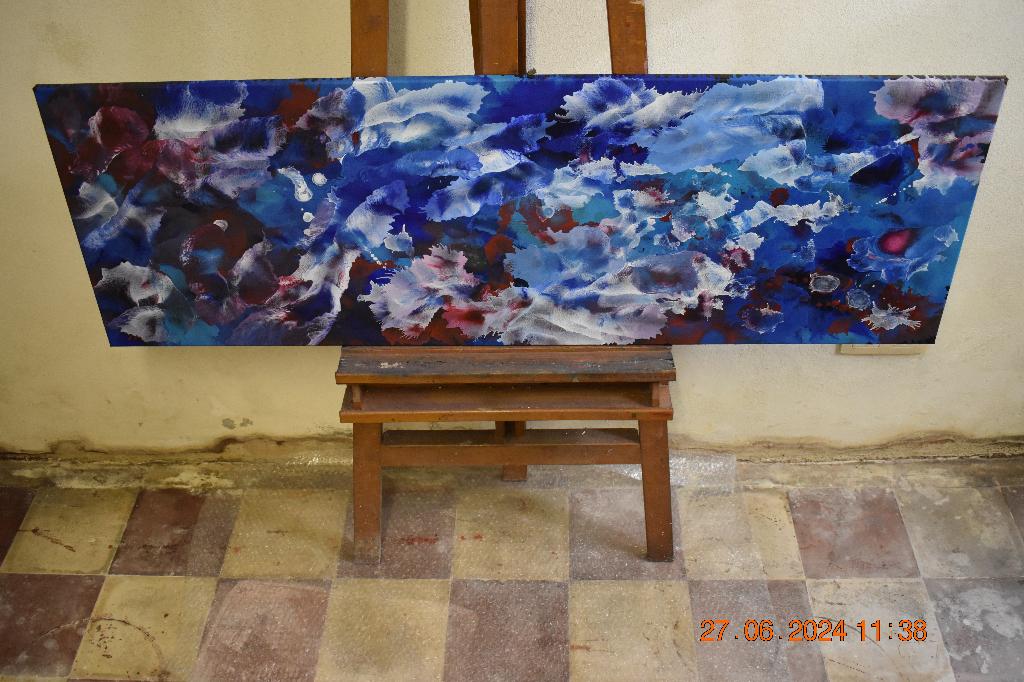 Peinture abstraite, serie no (62) par joky kamo, Enlèvement
