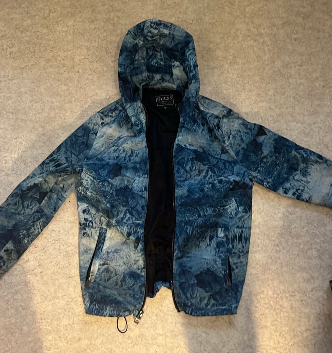 Gilet guess, Ophalen of Verzenden, Gedragen, Maat 48/50 (M), Blauw