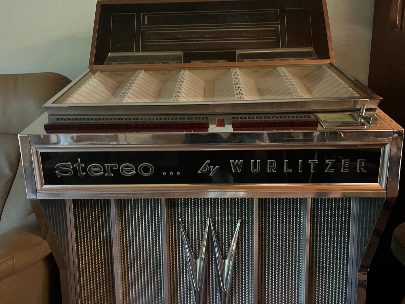 Jukebox Wurlitzer, Enlèvement, Utilisé, Wurlitzer