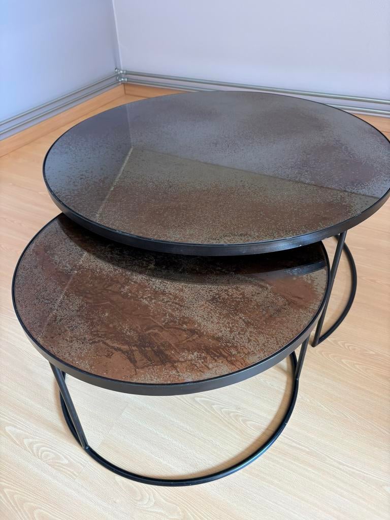 Salontafel, Ophalen, Gebruikt, Rond, 50 tot 100 cm