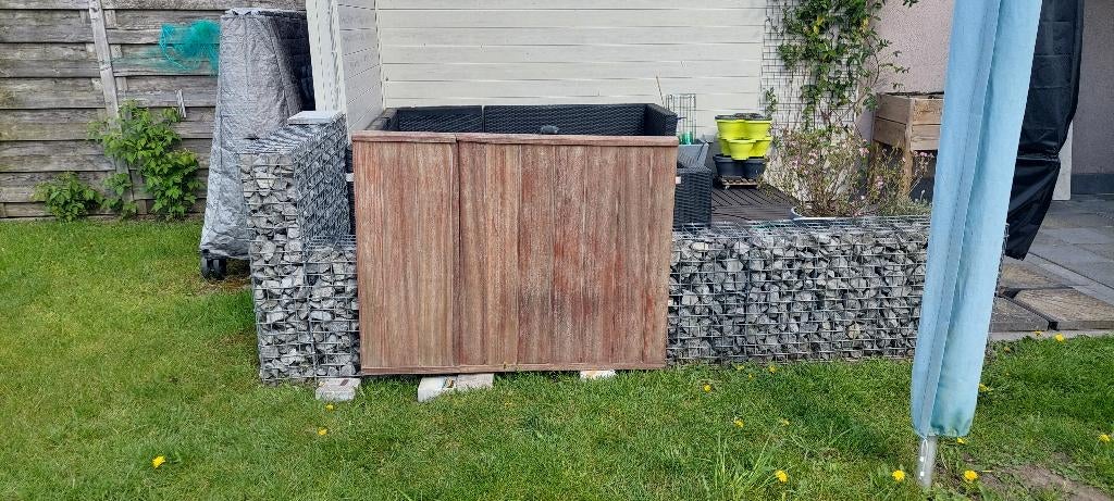 Tuinpoort, Jardin & Terrasse, Portes de jardin, 100 à 150 cm, Enlèvement, Utilisé, Bois