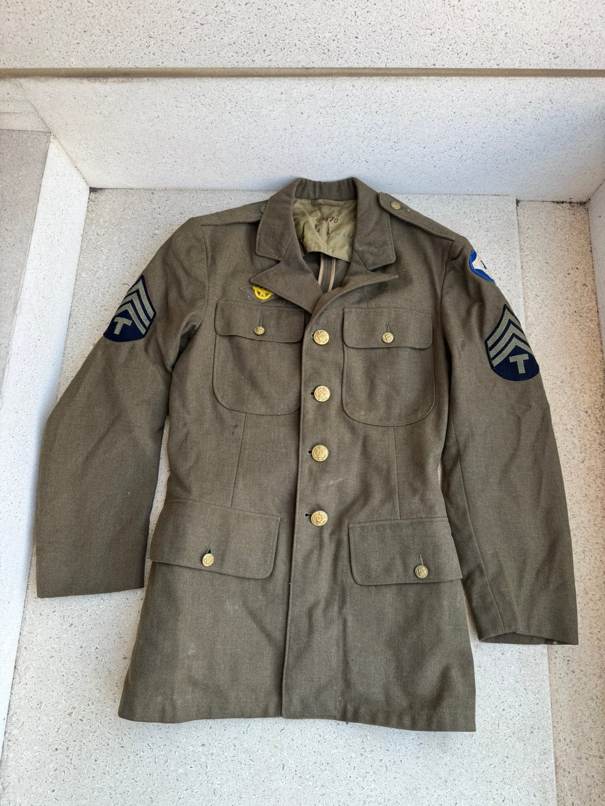 Wo2 Amerikaanse jas 1942, Verzamelen, Militaria | Algemeen, Ophalen of Verzenden