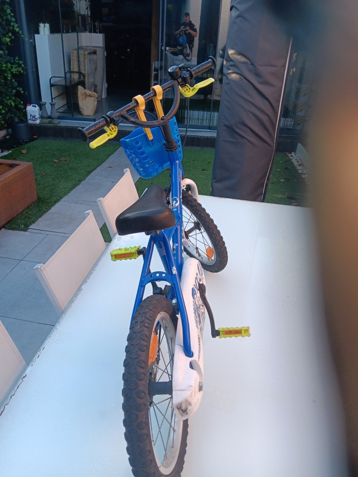 kinderfiets jongen 16 inch, Fietsen en Brommers, Ophalen, Gebruikt, Terugtraprem, 16 tot 20 inch