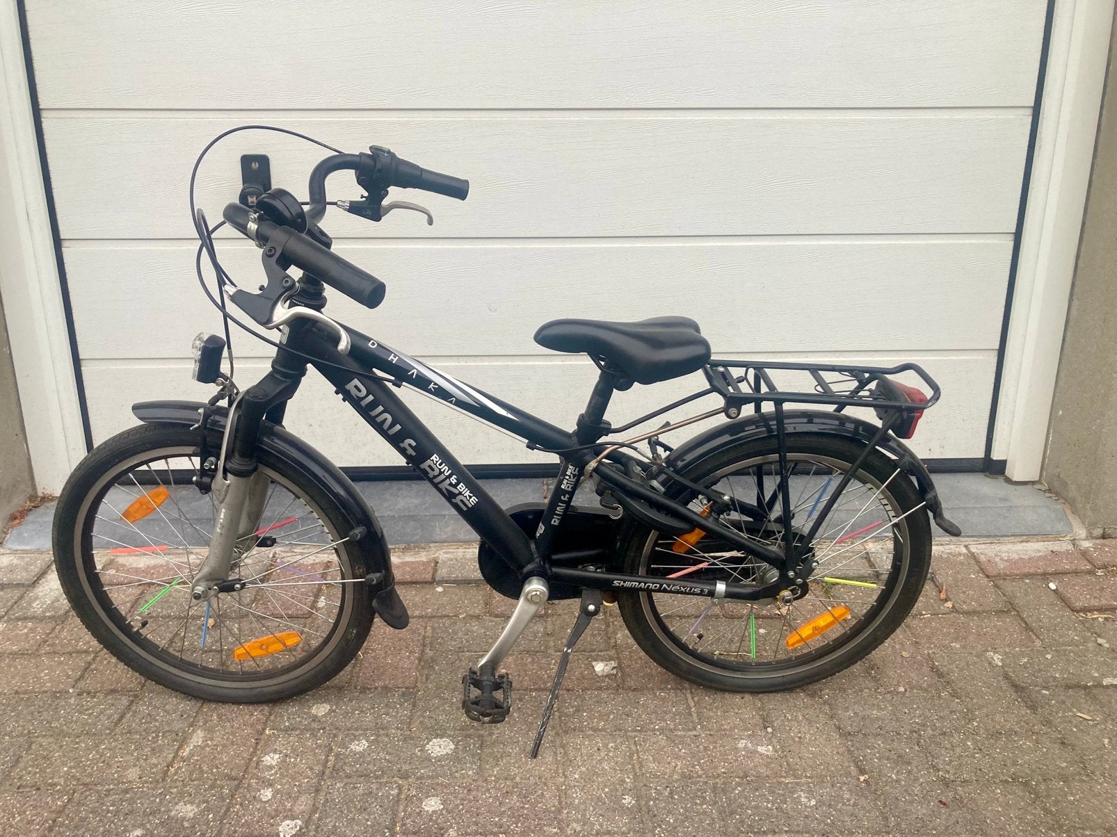 Kinderfiets Run ‘n Bike jongens, Ophalen, 20 inch