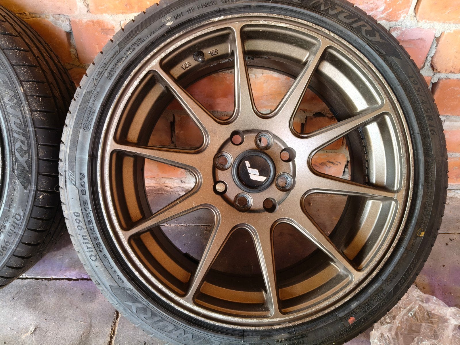 Japan racing wheels JR11 16inch 4x100 4x108, Auto-onderdelen, Ophalen, Gebruikt, Velg(en), 16 inch