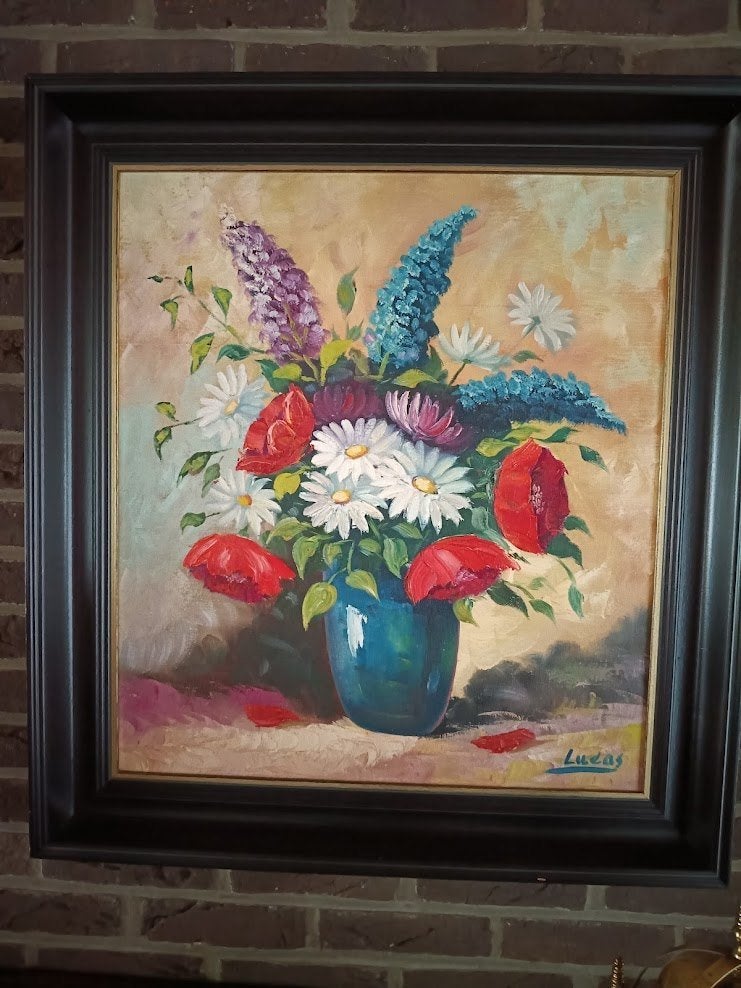 Decoratief schilderij, Antiek en Kunst, Kunst | Schilderijen | Klassiek, Doek, Olieverf, Klassiek, Ophalen