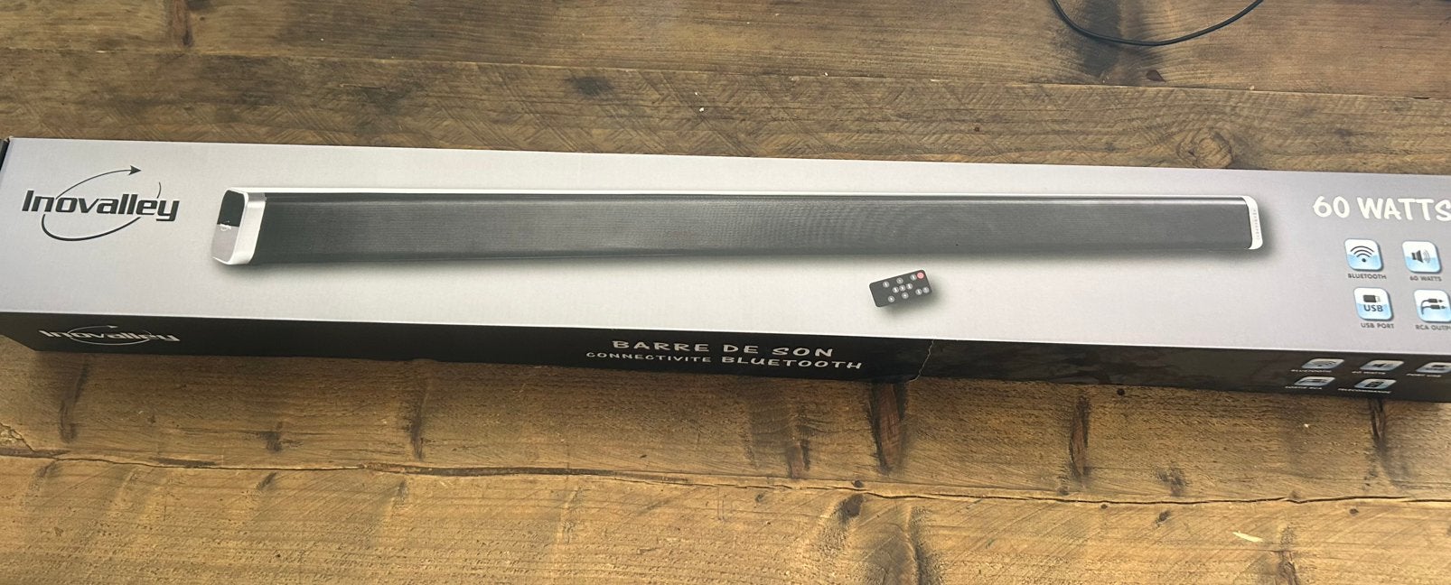 Bluetooth soundbar Inovalley, Ophalen, Bluetooth, Zo goed als nieuw