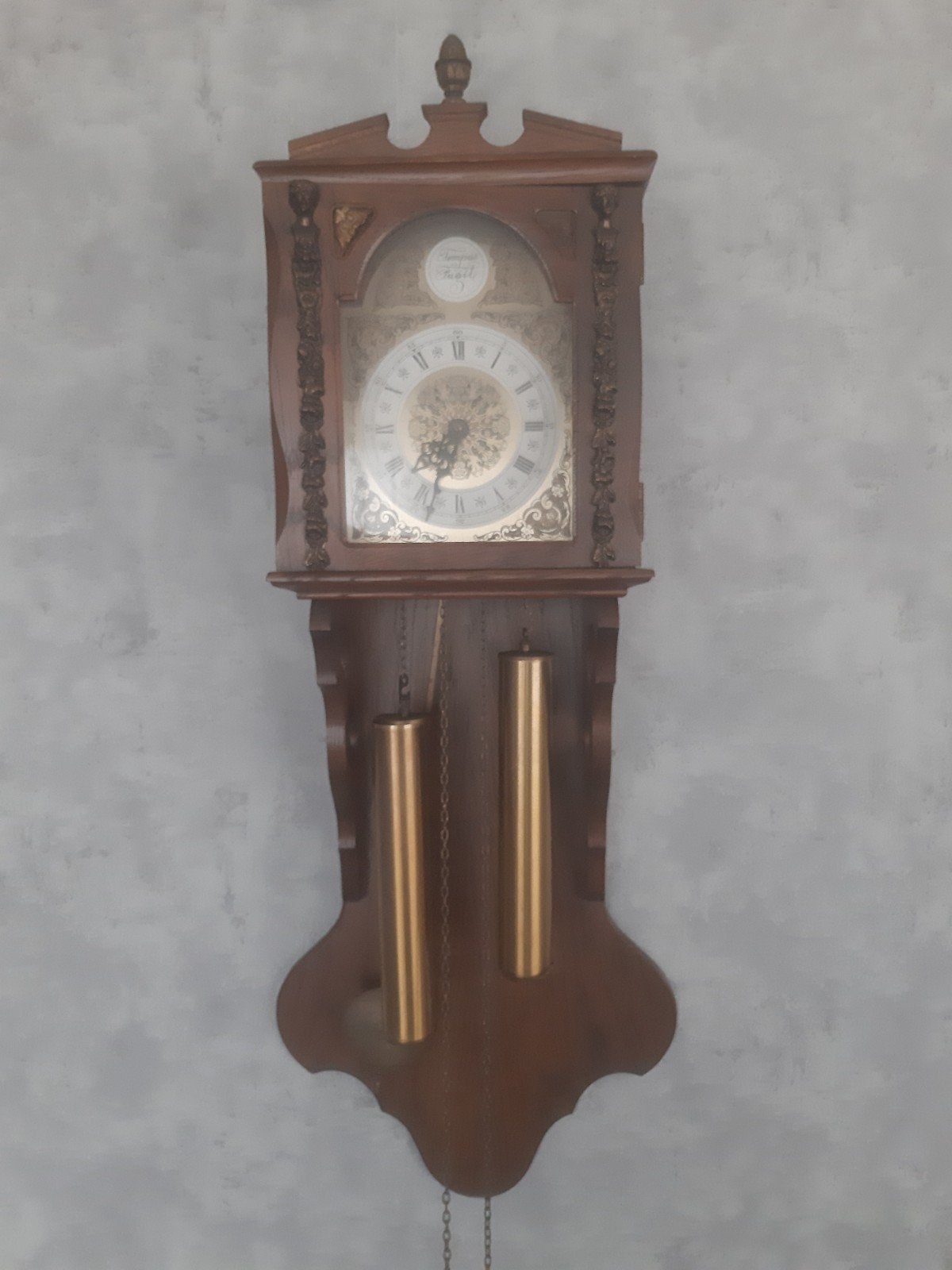 Oude hangklok Tempus Fugit !, Antiek en Kunst, Antiek | Klokken, Ophalen