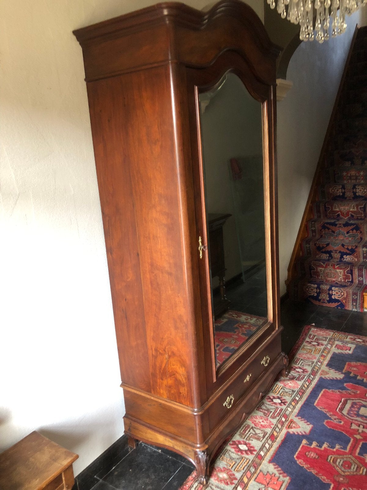 Armoire à glace en chêne, Enlèvement