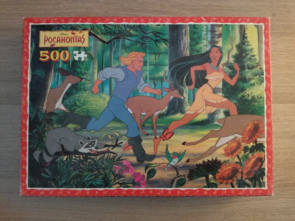 Jumbo Puzzel 500 stukjes van Pocahontas, Ophalen of Verzenden, 500 t/m 1500 stukjes, Zo goed als nieuw, Legpuzzel