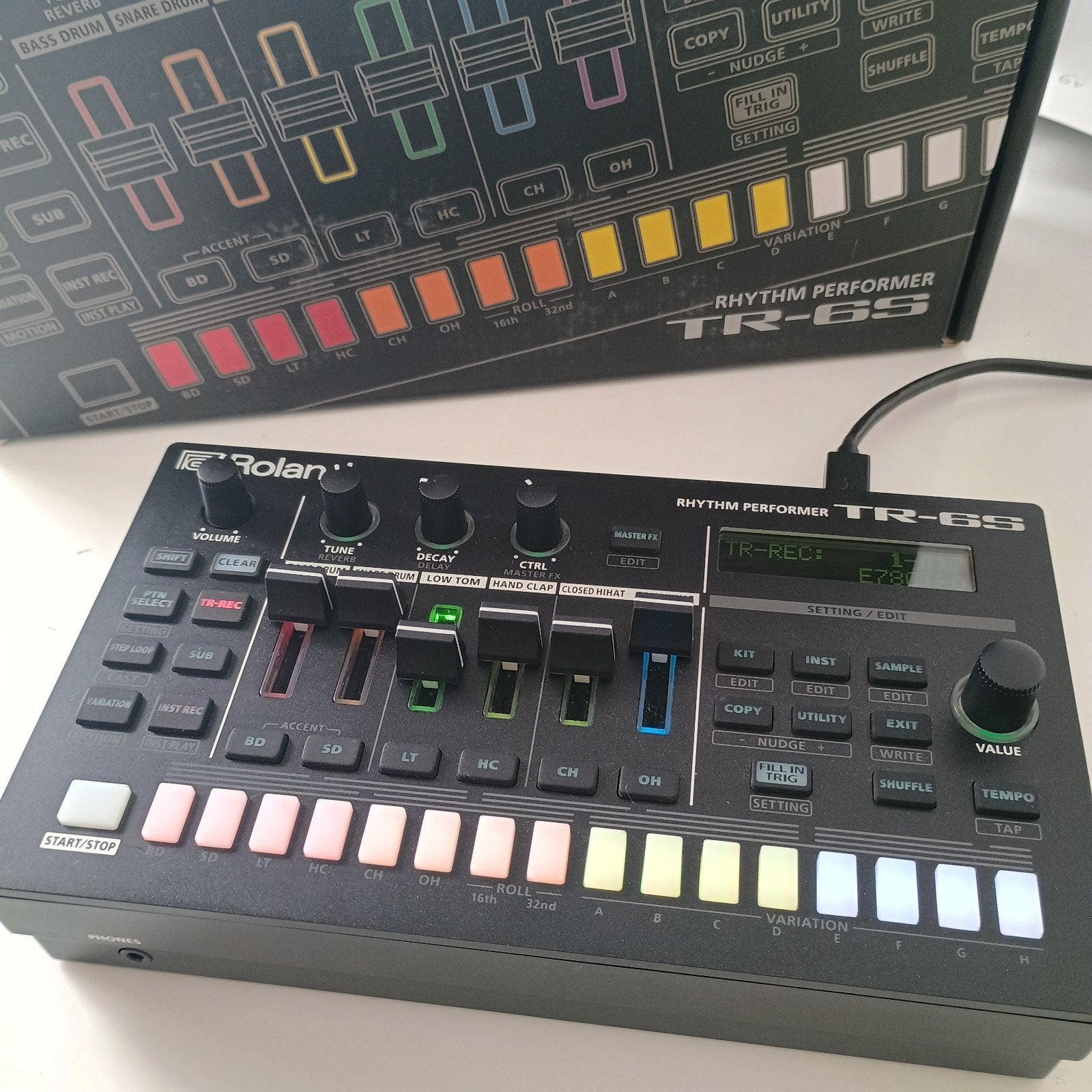 ROLAND TR-6S RHYTHM PERFORMER drumcomputer TR, Musique & Instruments, Batteries électroniques, Roland, Enlèvement