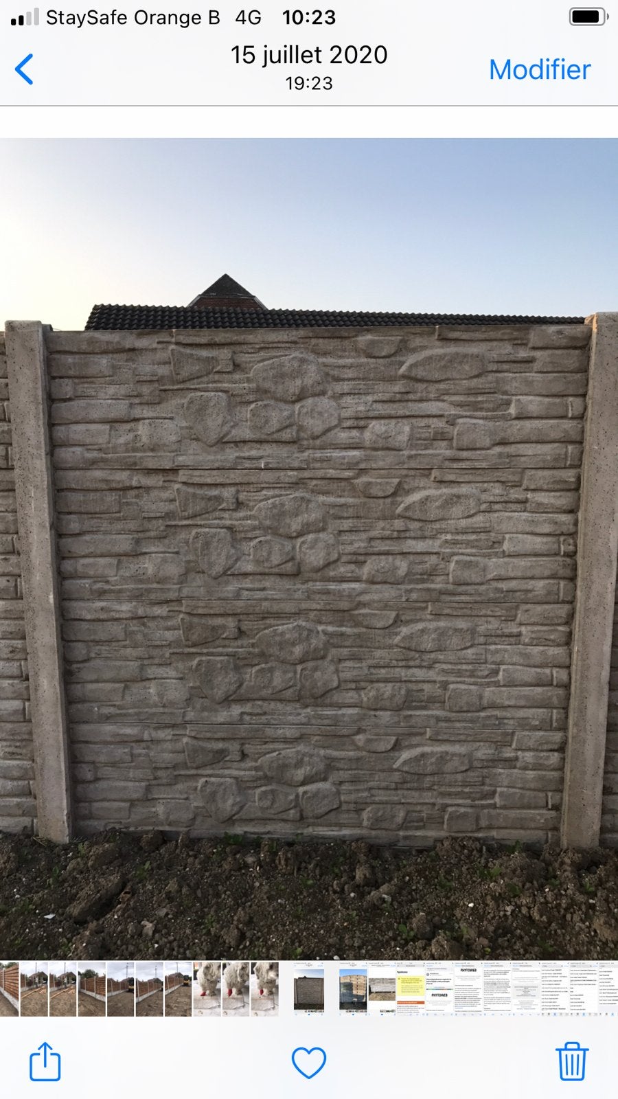 Clôturer beton, Ophalen, Nieuw