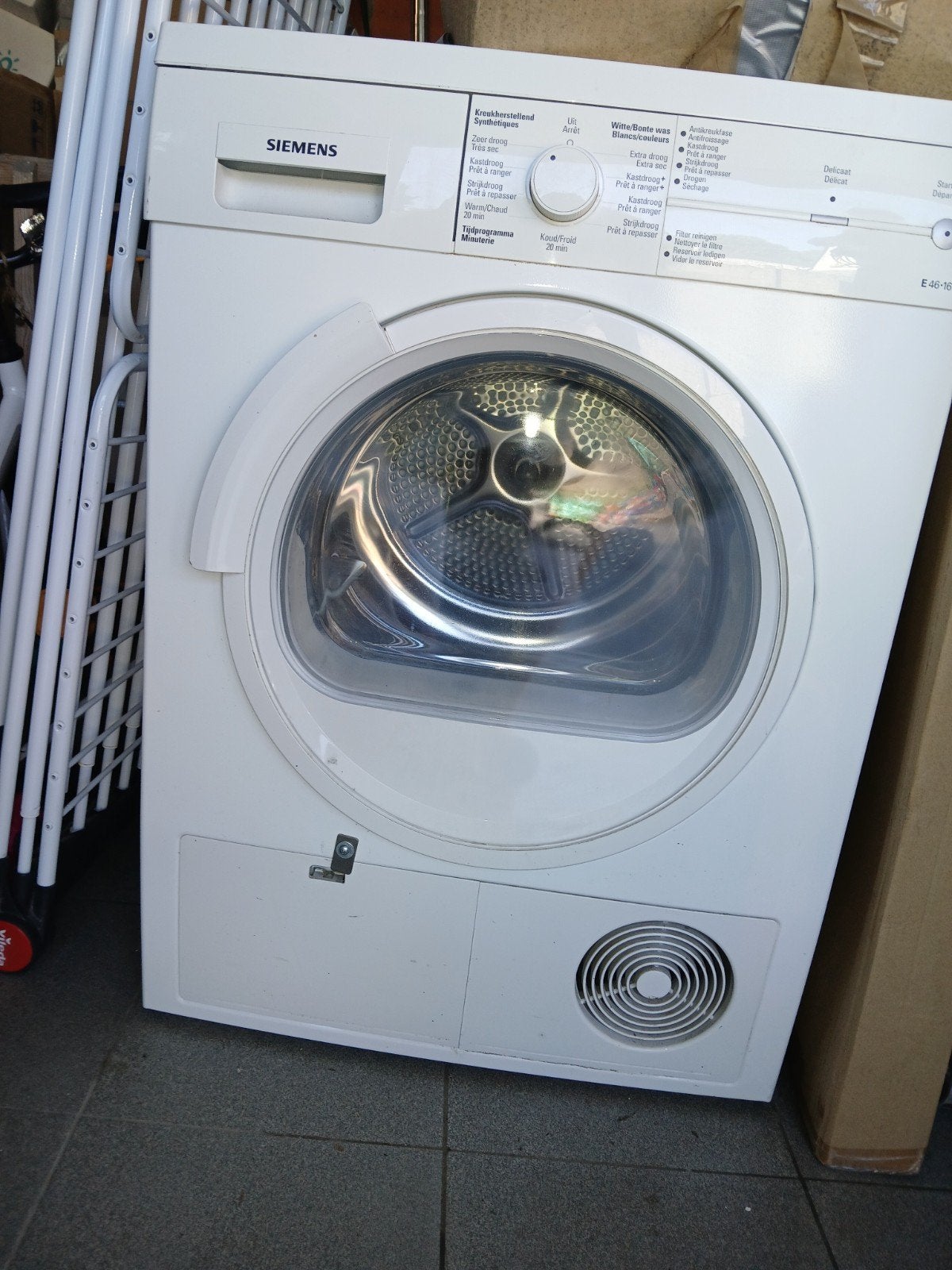 Droogkast Siemens 7kg type WT46E161FG/15, Elektronische apparatuur, Droogkasten, 6 tot 8 kg, Gebruikt, Ophalen of Verzenden, Voorlader