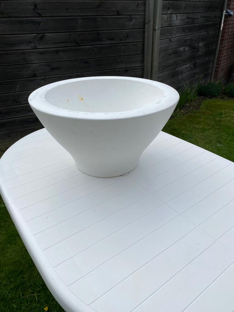 Grand pot de fleurs en plastique, Enlèvement, Comme neuf