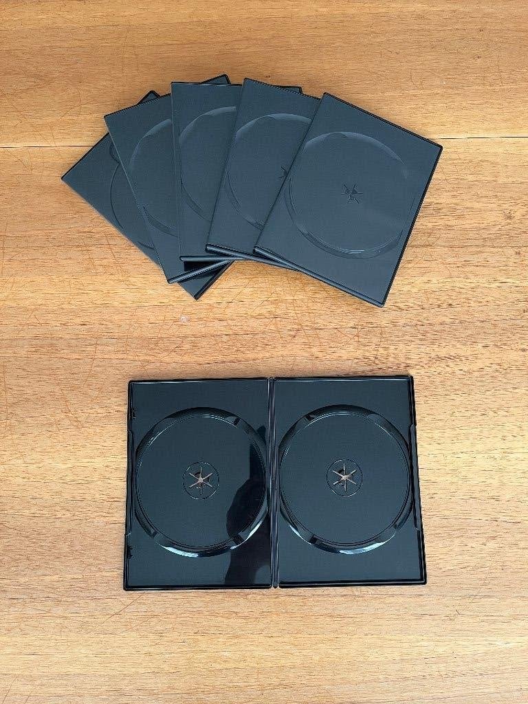 Lege slim DVD boxen voor 2 DVD's/CD's, 6 stuks, Ophalen of Verzenden, Zo goed als nieuw