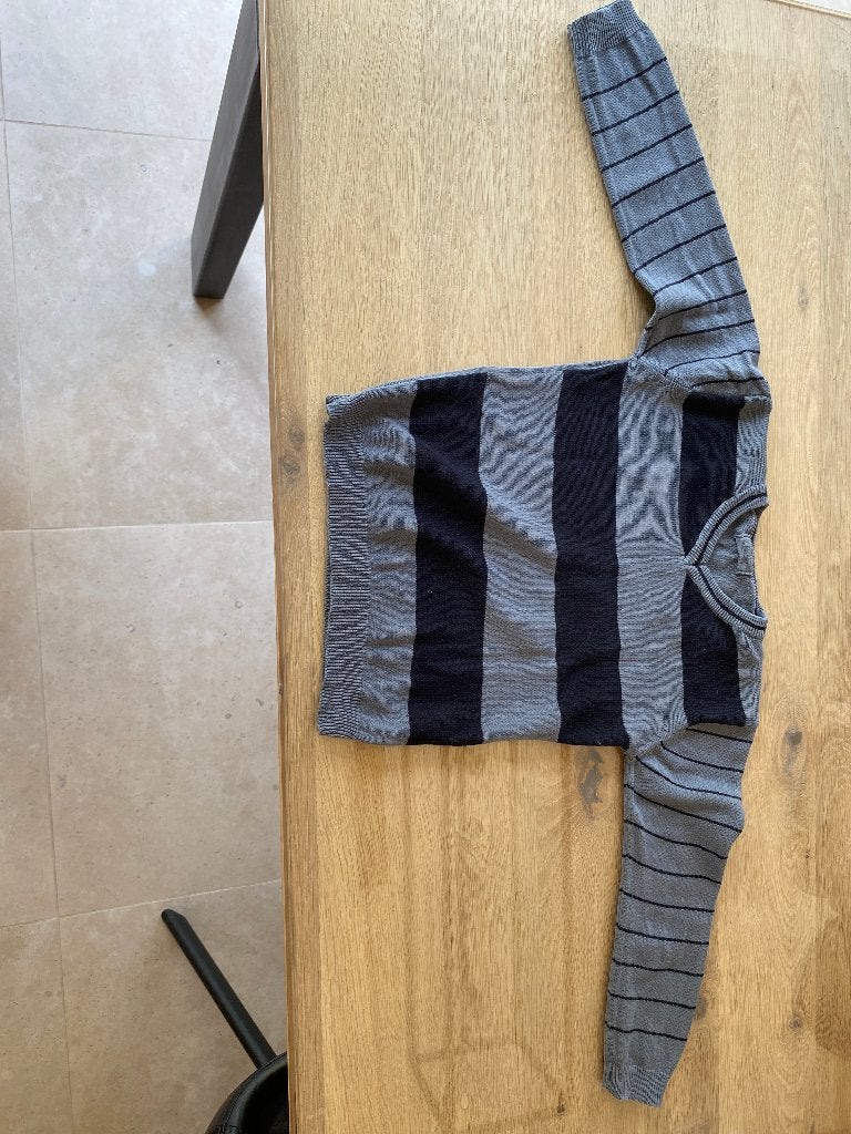 Inextenso grijs zwarte gebreiden trui 5 jaar of maat 110, Kinderen en Baby's, Gebruikt, Trui of Vest, In extenso, Ophalen of Verzenden